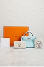 view 8 of 8 Hermes Epsom Kelly 20 Handbag in Blue Zephyr