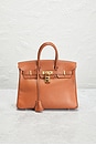 view 2 of 8 Hermes Vintage Epsom Birkin 25 Handbag in Gold