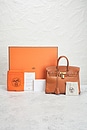 view 8 of 8 Hermes Vintage Epsom Birkin 25 Handbag in Gold