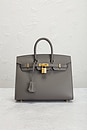 view 2 of 8 Hermes Epsom Birkin 25 Handbag in Gris Meyer