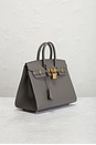 view 4 of 8 Hermes Epsom Birkin 25 Handbag in Gris Meyer
