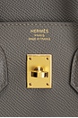view 5 of 8 Hermes Epsom Birkin 25 Handbag in Gris Meyer