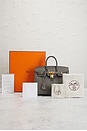 view 8 of 8 Hermes Epsom Birkin 25 Handbag in Gris Meyer