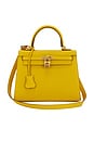 view 1 of 7 HERMES 백 in Jaune Ambre