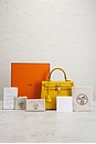 view 7 of 7 HERMES 백 in Jaune Ambre