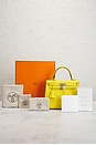 view 7 of 7 Hermes Epsom Kelly 25 Sellier Handbag in Jaune De Naples