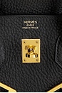 view 5 of 8 Hermes Togo Birkin 25 Handbag in Noir