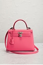 view 2 of 8 Hermes Epsom Kelly 25 Sellier Handbag in Rose Azalee