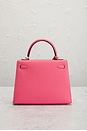 view 3 of 8 Hermes Epsom Kelly 25 Sellier Handbag in Rose Azalee