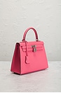 view 4 of 8 Hermes Epsom Kelly 25 Sellier Handbag in Rose Azalee