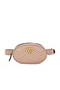view 1 of 7 Gucci GG Marmont Belt Bag in Porcelain Rose