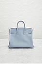 view 3 of 9 Hermes Swift Birkin 25 Handbag in Bleu Lin