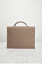 view 3 of 8 Hermes Kelly Epsom Depeche 34 Briefcase in Etoupe