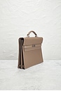 view 4 of 8 Hermes Kelly Epsom Depeche 34 Briefcase in Etoupe