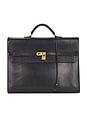 view 1 of 10 Hermes Box Kelly Depeche 38 Briefcase in Noir