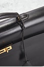 view 10 of 10 Hermes Box Kelly Depeche 38 Briefcase in Noir