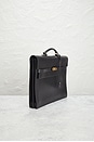 view 4 of 10 Hermes Box Kelly Depeche 38 Briefcase in Noir