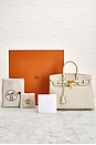 view 10 of 10 Hermes Togo Birkin 25 Handbag in Beton