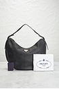 view 10 of 10 СУМКА-ХОБО PRADA in Black
