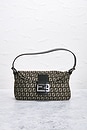 view 2 of 11 Fendi Zucchino Baguette Shoulder Bag in Brown