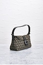 view 4 of 11 Fendi Zucchino Baguette Shoulder Bag in Brown