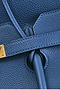 view 9 of 10 Hermes Togo Birkin 40 Retourne Handbag in Bleu Agate