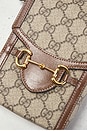 view 5 of 8 Gucci Mini Horsebit 1955 Crossbody Bag in Beige