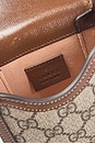view 6 of 8 Gucci Mini Horsebit 1955 Crossbody Bag in Beige