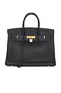 view 1 of 10 Hermes Togo Birkin 35 Handbag in Noir