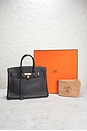 view 10 of 10 Hermes Togo Birkin 35 Handbag in Noir