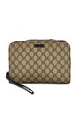 view 1 of 10 Gucci Portfolio Pouch in Beige