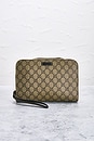 view 2 of 10 Gucci Portfolio Pouch in Beige