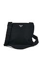 view 1 of 9 Prada Tessuto Flat Messenger Bag in Black