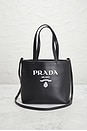 view 2 of 7 Prada Vitello Logo Tote Bag in Black
