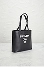 view 4 of 7 Prada Vitello Logo Tote Bag in Black