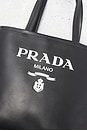 view 5 of 7 Prada Vitello Logo Tote Bag in Black