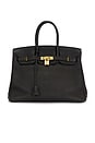 view 1 of 8 Hermes Togo Birkin 35 Handbag in Noir