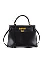 view 1 of 10 Hermes Box Kelly 28 Handbag in Noir