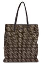 view 1 of 7 Fendi Zucchino Tote Bag in Brown