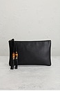 view 2 of 8 Gucci Bamboo Clutch in Black