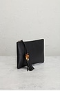 view 4 of 8 Gucci Bamboo Clutch in Black