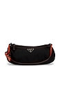 view 1 of 8 Prada Tessuto Pochette Shoulder Bag in Black