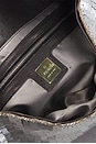 view 6 of 9 Fendi Vintage Sequined Baguette Shoulder Bag in Silver