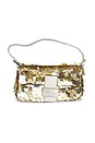 view 1 of 9 Fendi Metallic Paillettes Baguette Shoulder Bag in Multi