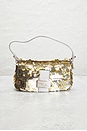 view 2 of 9 Fendi Metallic Paillettes Baguette Shoulder Bag in Multi