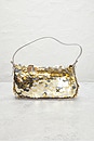 view 3 of 9 Fendi Metallic Paillettes Baguette Shoulder Bag in Multi