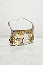 view 4 of 9 Fendi Metallic Paillettes Baguette Shoulder Bag in Multi