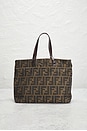 view 2 of 7 Fendi Zucca Tote Bag in Brown