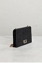 view 4 of 10 Fendi Embossed Wallet On Chain in Black