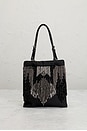 view 3 of 8 Prada Nylon Fringe Tote Bag in Black